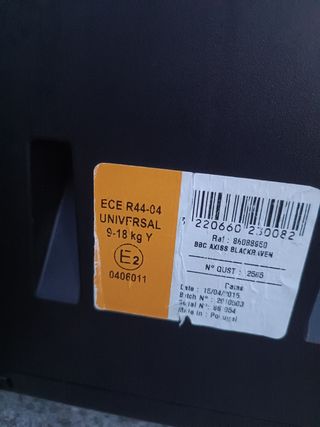 Silla Coche Bebéconfort Axiss Grupo 1-2