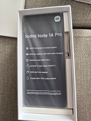 Xiaomi Redmi Note 14 Pro Negro