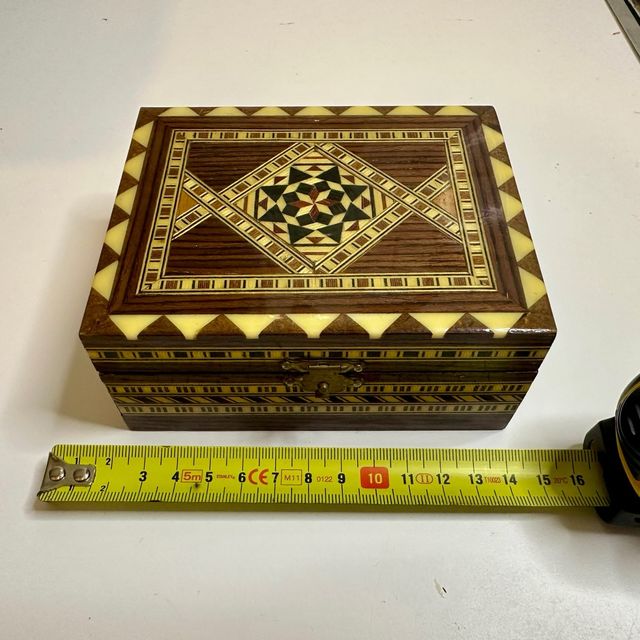 Joyero Taracea Damasquina/Siria Madera