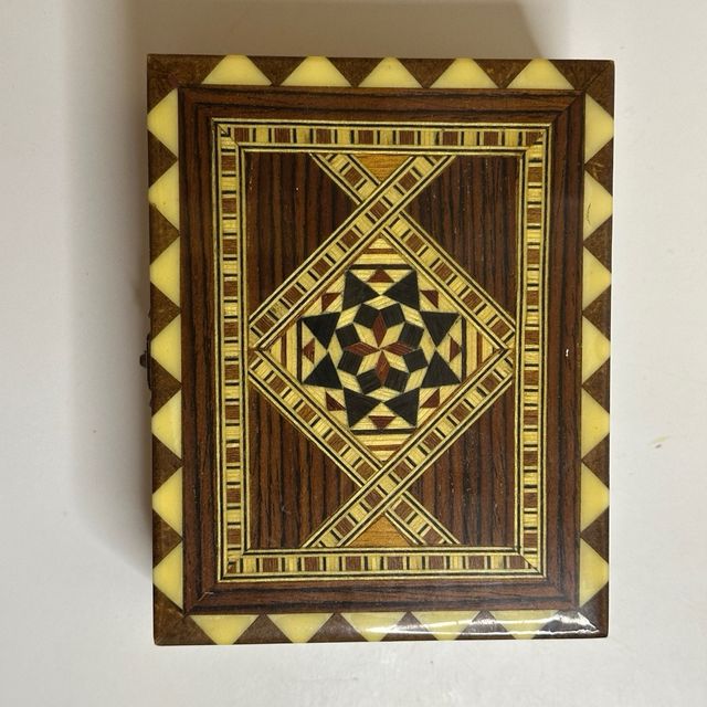 Joyero Taracea Damasquina/Siria Madera