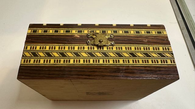 Joyero Taracea Damasquina/Siria Madera