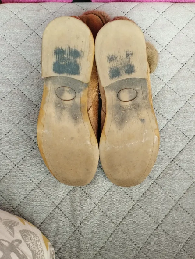 Botines planos de serraje Marypaz T.39