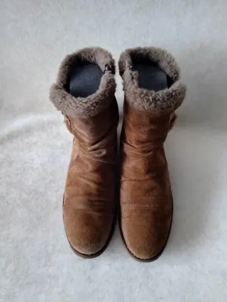 Botines planos de serraje Marypaz T.39