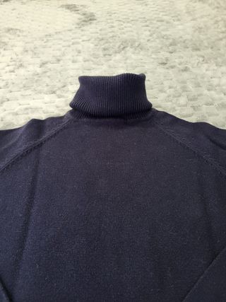 Jersey Cuello Alto Zara Azul Marino Talla M
