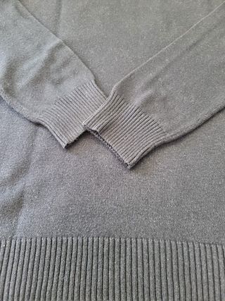 Jersey Cuello Alto Zara Azul Marino Talla M