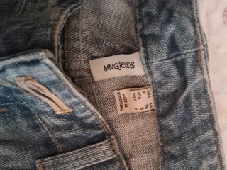 Pantalón vaquero MNG azul talla 40