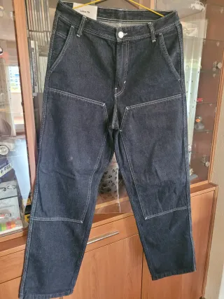 Pantalón H&M Vaquero Hombre Azul