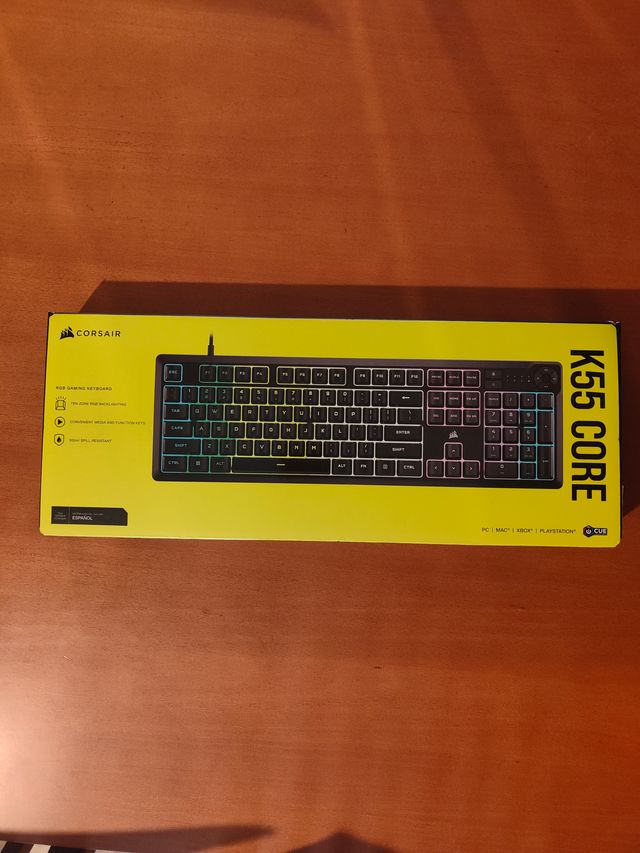 Teclado Corsair K55 CORE RGB Gaming