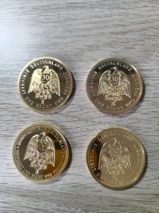 Lote 4 Medallas Alemania 30 y 70