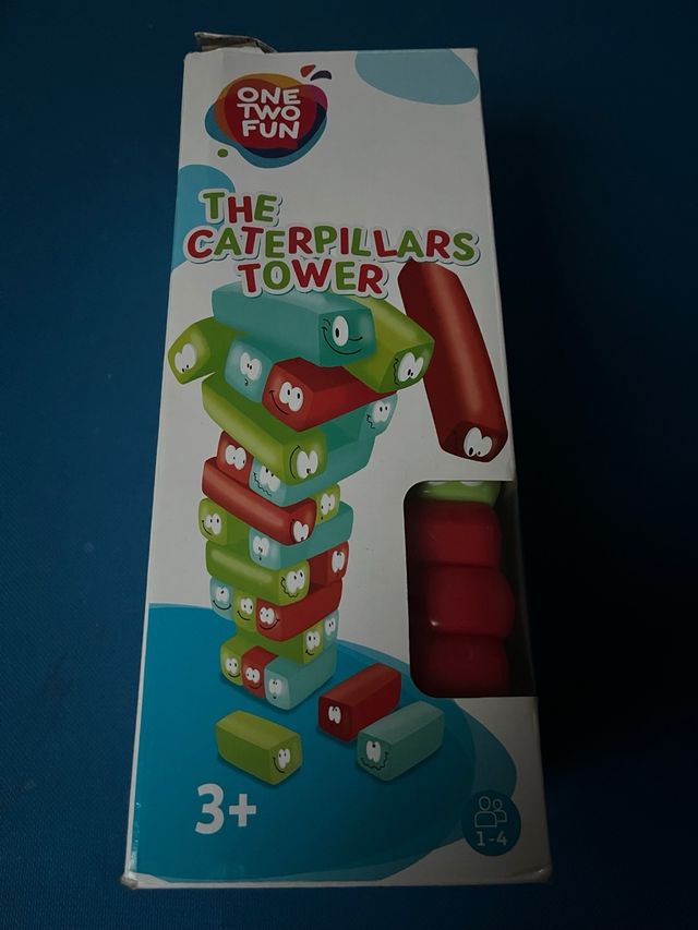 Juego de mesa Torre de Orugas juego jenga