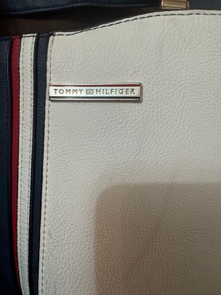 Bolso Tommy Hilfiger Clásico Azul y Blanco