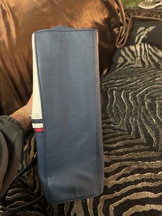 Bolso Tommy Hilfiger Clásico Azul y Blanco