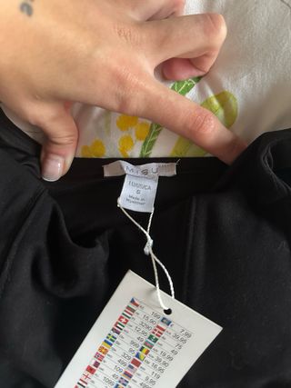 Top negro corsé con relleno Amisu - Nuevo