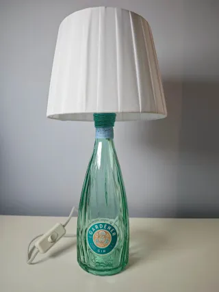 Lampada artigianale bottiglia Gardener Gin