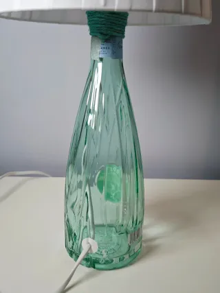 Lampada artigianale bottiglia Gardener Gin