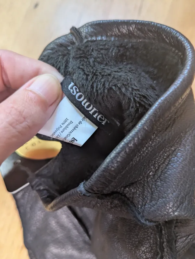 Guantes de Piel Isotoner Talla 9 Hombre nuevo