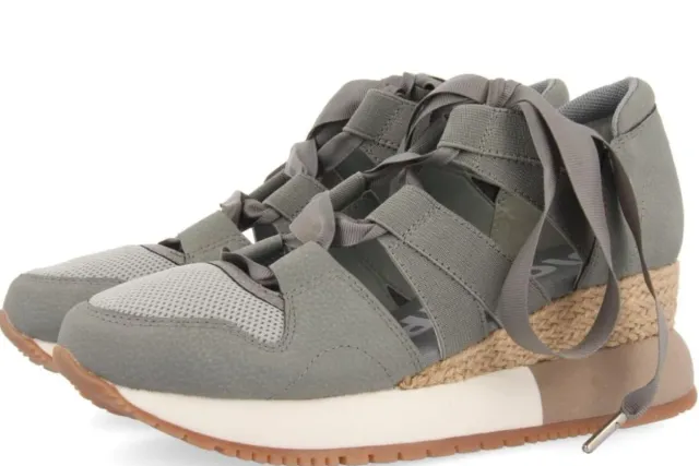 Zapatillas Espadrille Gris Mujer