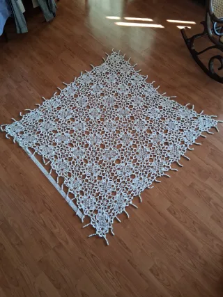 Copri piumino uncinetto fatto a mano centrotavola