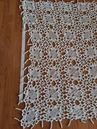 Copri piumino uncinetto fatto a mano centrotavola