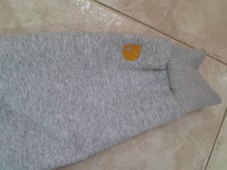 Sudadera Carhartt Gris con Cremallera