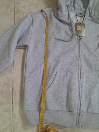 Sudadera Carhartt Gris con Cremallera