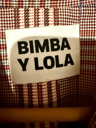 Americana Bimba y Lola cuadros Talla M