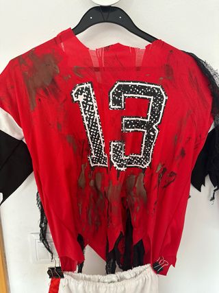 Disfraz Zombie Jugador Rugby Talla 5-7 años