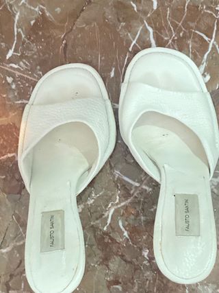 Sandali FAUSTO SANTINI bianche