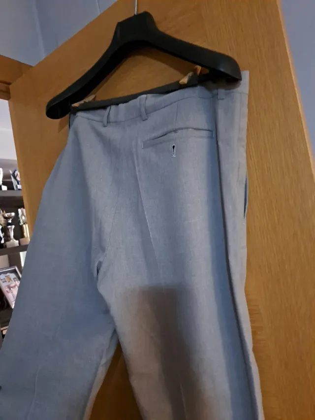 Traje de chaqueta gris caballero