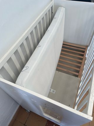 Cuna Mi Cuna blanca con cajón