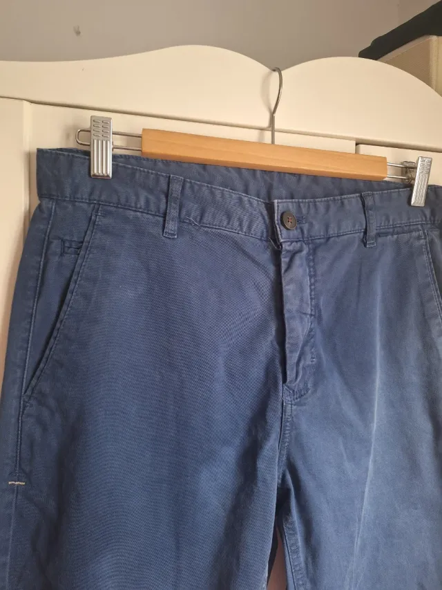 Pantalón chino hombre azul talla 40
