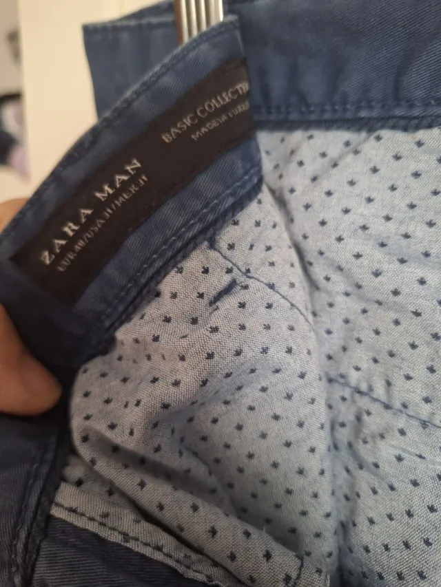 Pantalón chino hombre azul talla 40