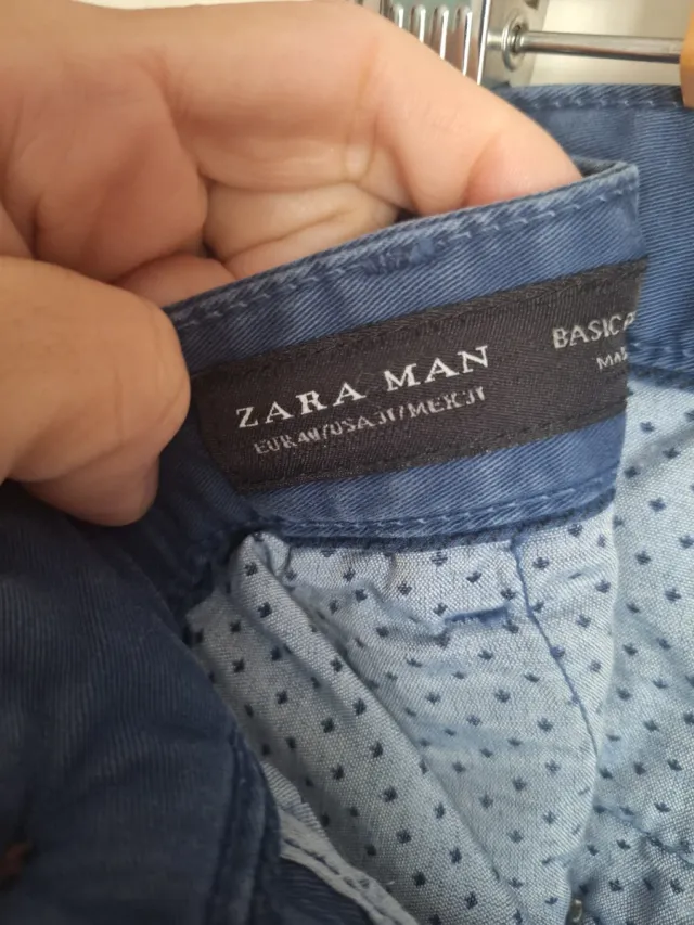 Pantalón chino hombre azul talla 40