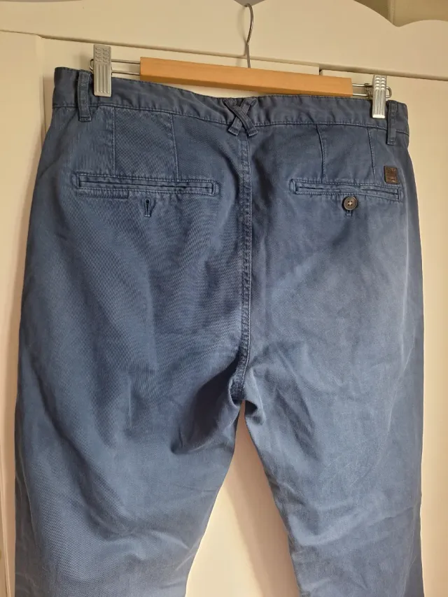 Pantalón chino hombre azul talla 40