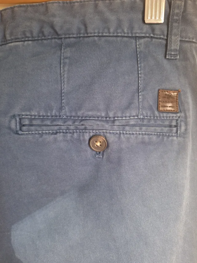Pantalón chino hombre azul talla 40