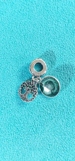 CHARM Plata 925 El Arbol de la Vida 10 Circonitas