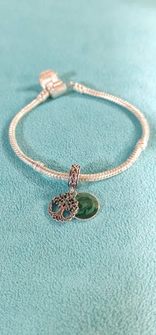 CHARM Plata 925 El Arbol de la Vida 10 Circonitas