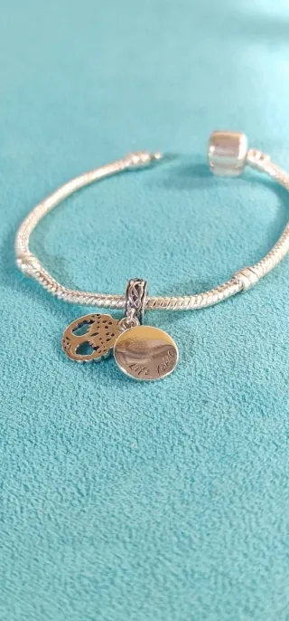 CHARM Plata 925 El Arbol de la Vida 10 Circonitas