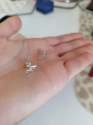 Orecchini Chiave di Violino, Argento 925