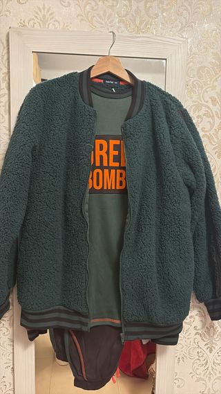 Pijama Puma Hombre M Verde Naranja M/L/XL