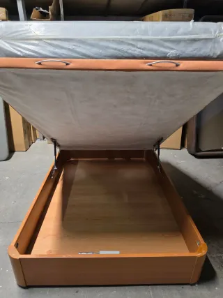 Lote Canapés Madera y Tela