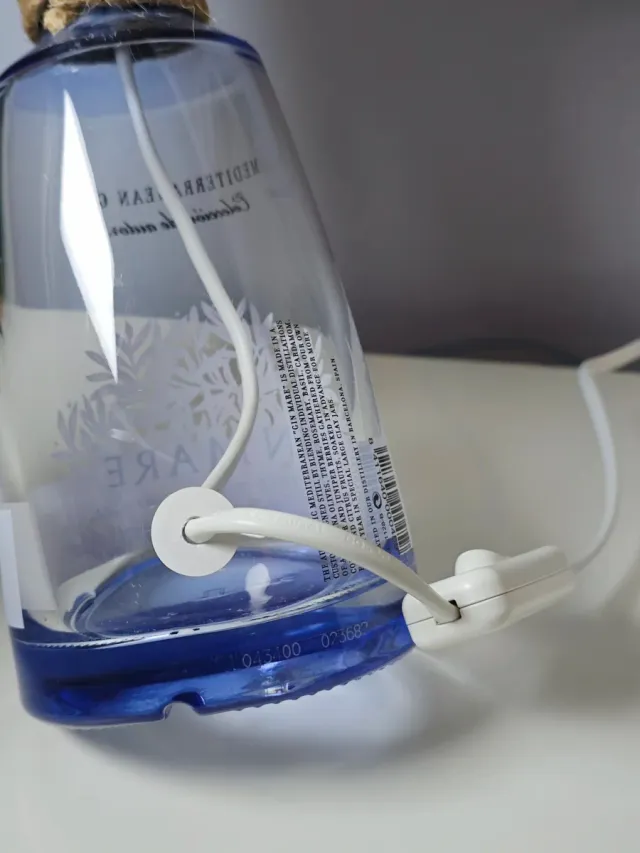 Lampada artigianale bottiglia Gin Mare