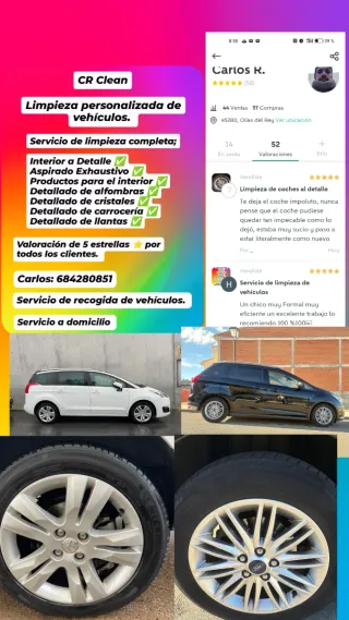 Limpieza de coches toledo santa barbara buenavista