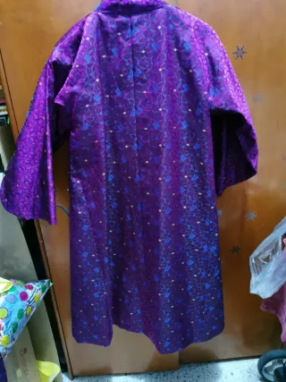 Disfraz traje kimono asiático morado
