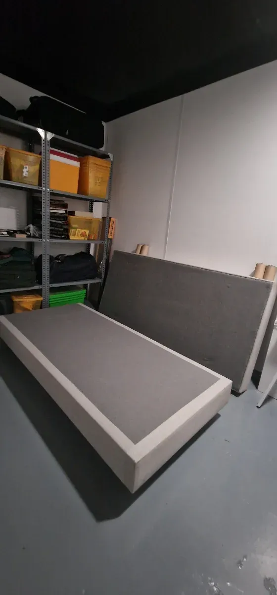 Bases de cama 90x190 tapizadas 4 patas