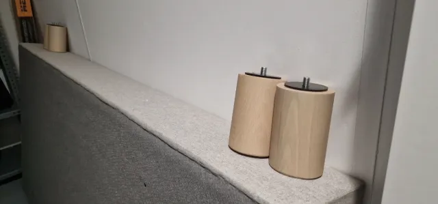 Bases de cama 90x190 tapizadas 4 patas