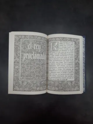 En Rey Arturo y Excalibur en la Roca