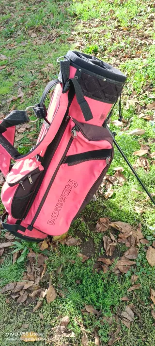 Bolsa de golf Boomerang rosa