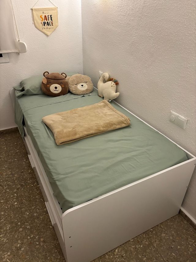 Colchón y somier (sin patas)