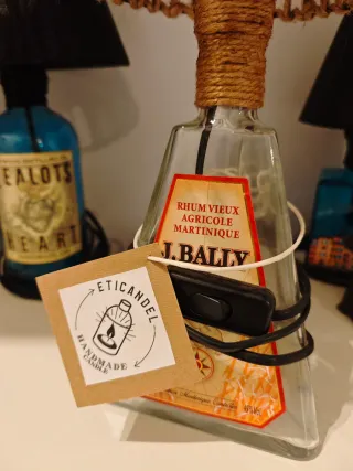 Lampada artigianale bottiglia Mastic Tears